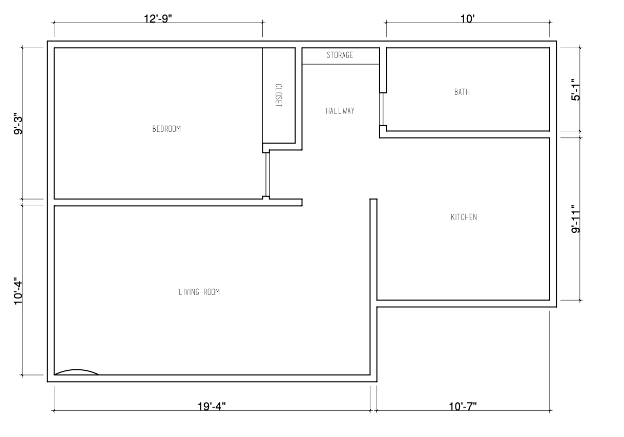 1640 N Normandie Floor Plan
