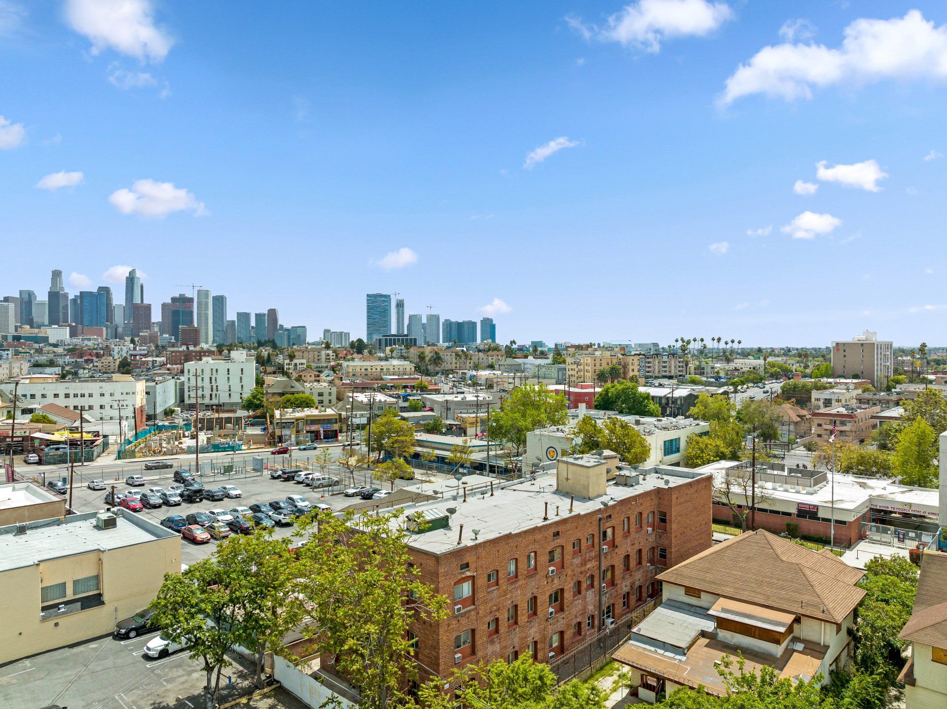 Francis Ave Apartments Building Aerial Photo