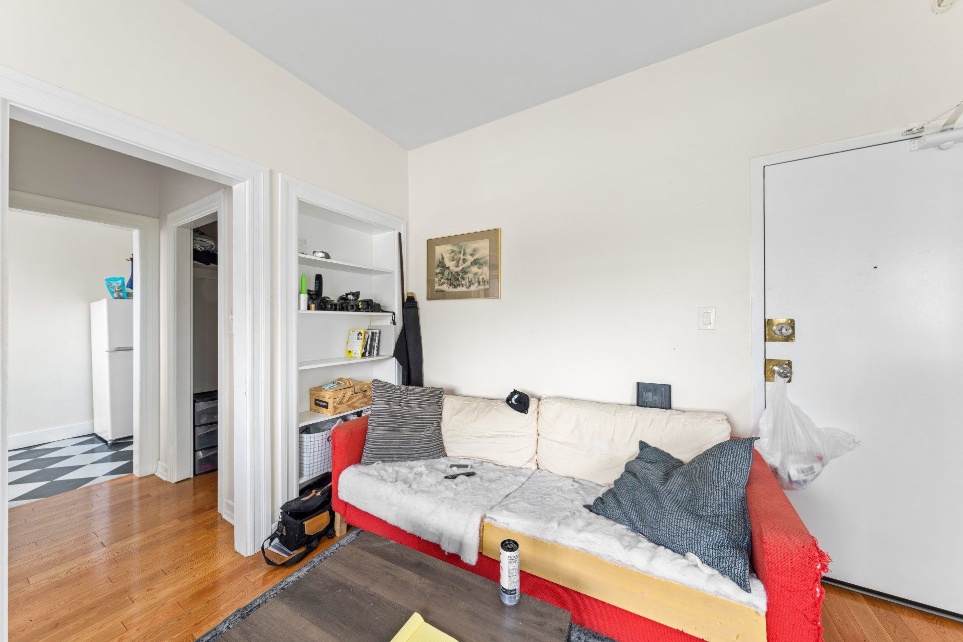 Francis Ave Apartment Living Room with Couch