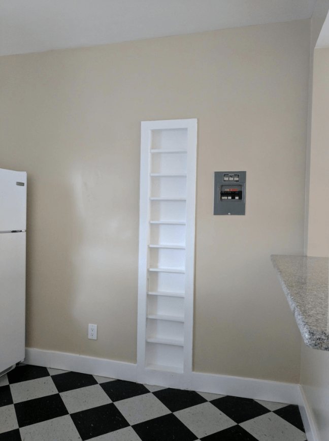 1640 N. Normandie Ave Bathroom with Shelves