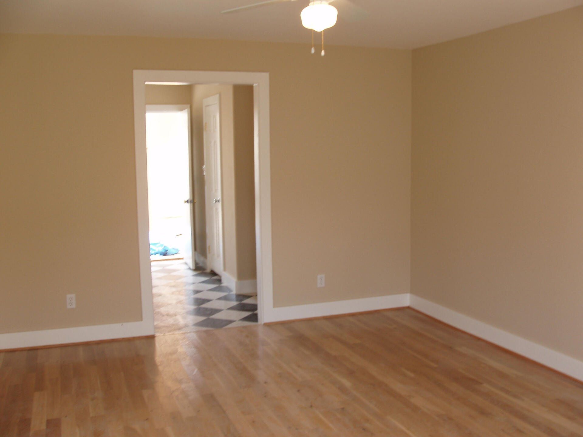Living Room Space with Hardwood Floors