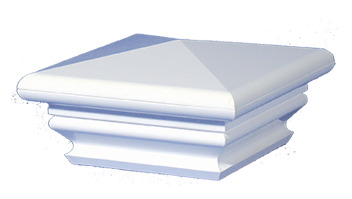 Vinyl Fence Federation Post Cap - Mid Atlantic Fence Supply