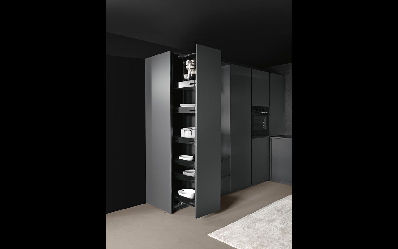 Maistri cucina con ripiani estraibili