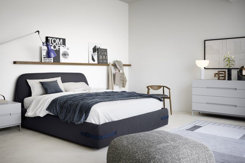 Nova mobili, letto in tessuto