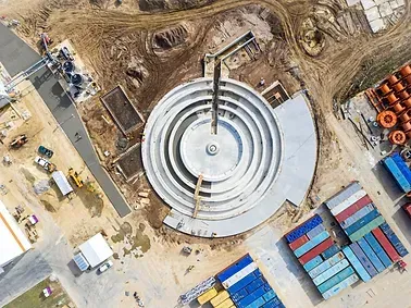 Nexans High Voltage USA, Inc.-Turntable for Subsea High Voltage Cables — Charleston, SC — Van Smith Concrete Company