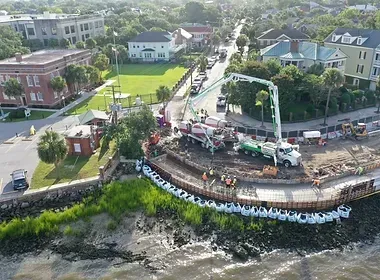 Low Battery Restoration Project — Charleston, SC — Van Smith Concrete Company