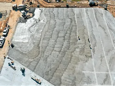 HYDERA Plant ISO Container Yard for Bulk Liquids — Charleston, SC — Van Smith Concrete Company