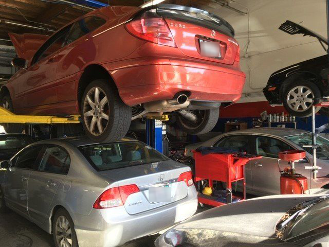 Inside Auto Repair Shop — Lake Forest, CA — V-Tech Automotive