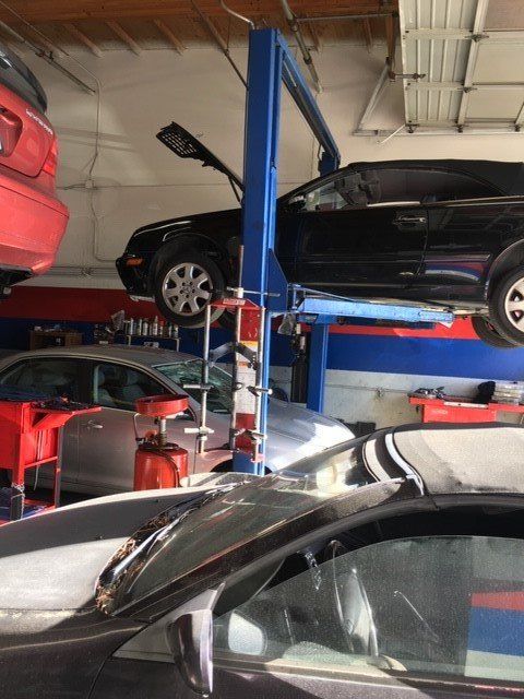 Lifted Black Car — Lake Forest, CA — V-Tech Automotive