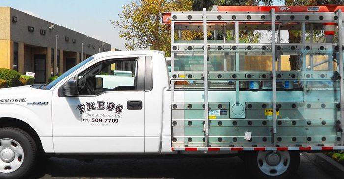 Service Truck — Riverside, CA — Fred's Glass & Mirror, Inc