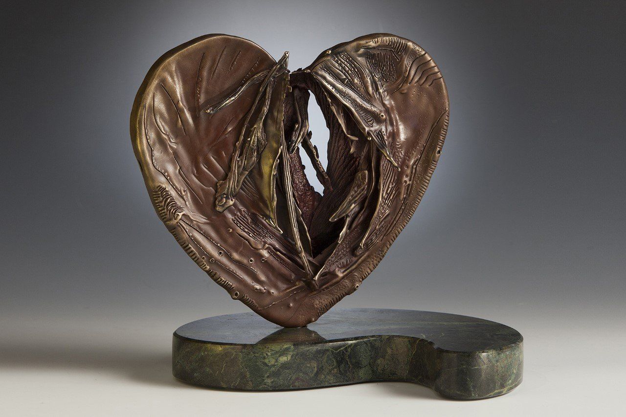 Heart with Red Center