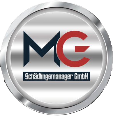 Ein Logo für eine Firma namens mg schadlingsmanager gmbh