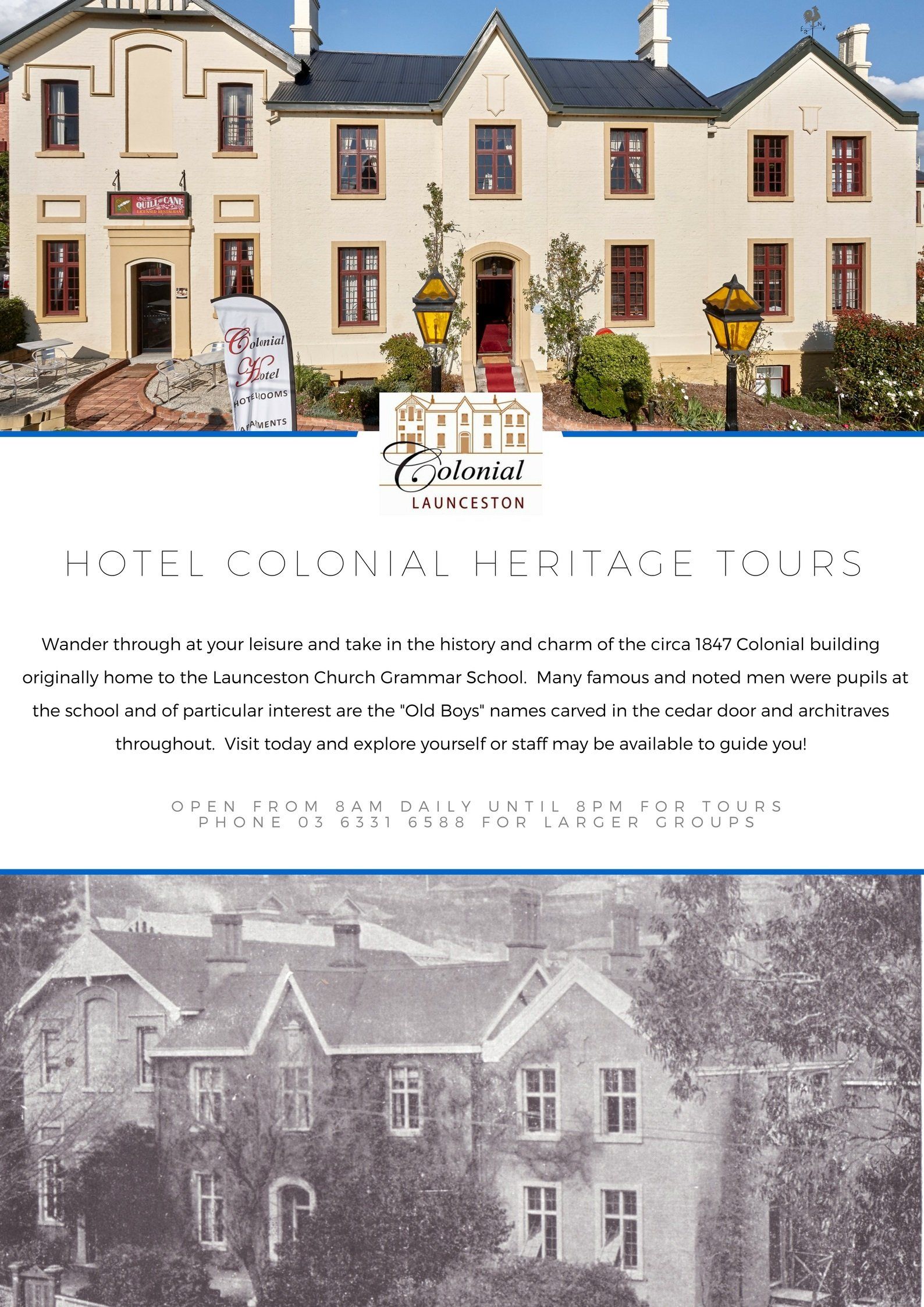 Hotel Colonial Heritage historic student image