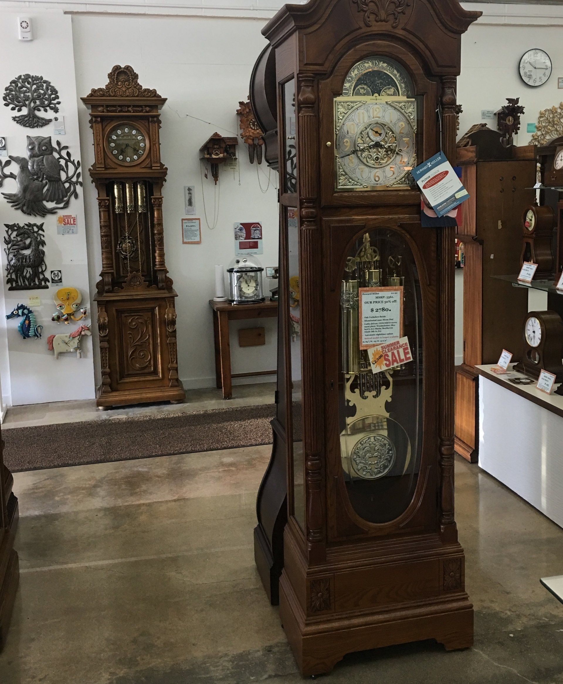 Clock Repairs and Sales Austin, TX McGuire's Clocks