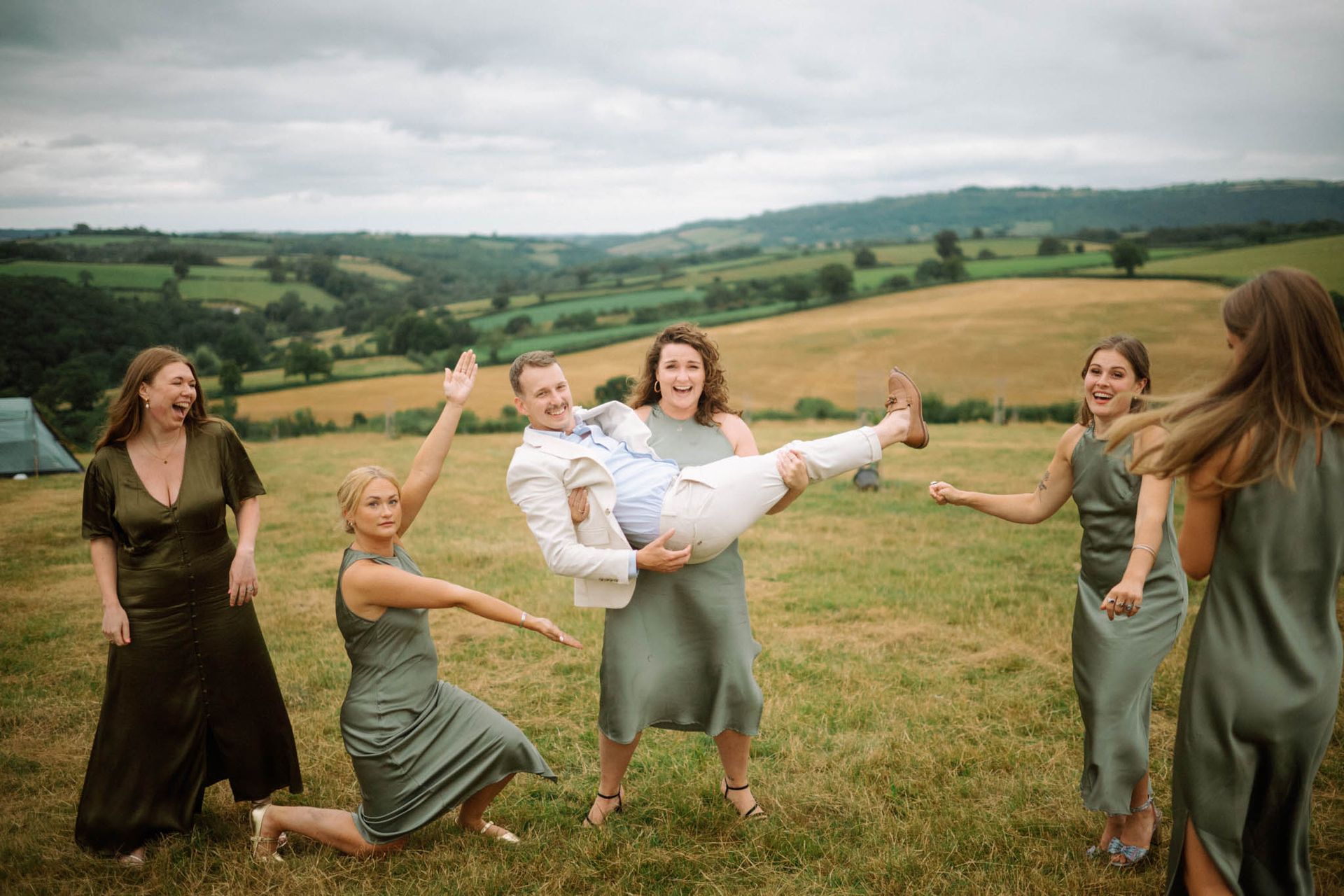 Bridesmaid & Groom