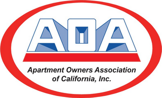 a logo for the apartment owners association of california inc.
