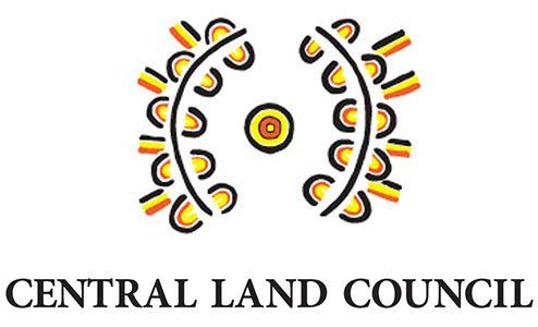Central Land Council logo: Aboriginal artwork in gold, red, and black.