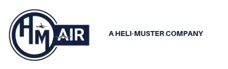 Logo for HM Air: round logo with 