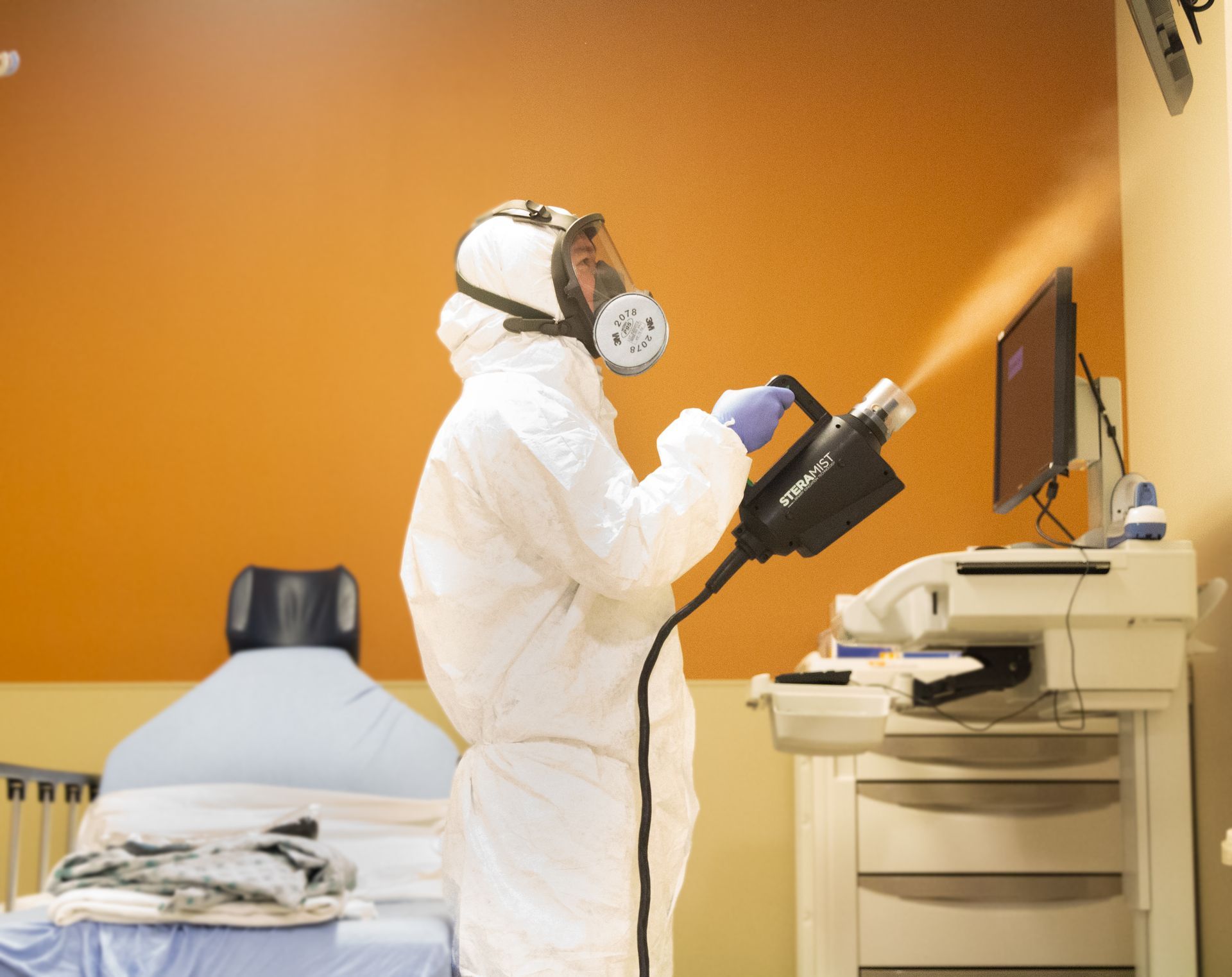 Disinfecting Office — Poughkeepsie, NY — K&P Facilities Maintenance