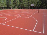 Sporta laukums Varska (Igaunija)  Sporta segums TETRAPUR ENZ (950m2)