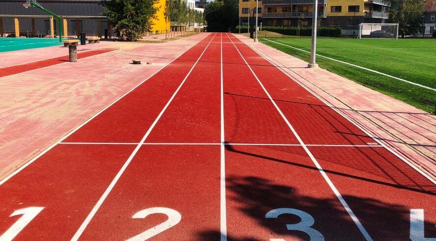 Skrejceļa segums TETRAPUR (600 m2))