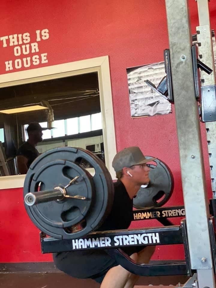 Man Lifting Dumbbell — Breckenridge, TX — One More Fitness