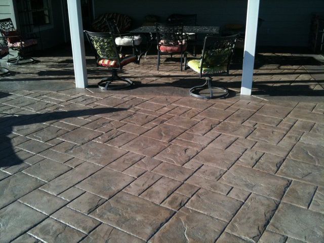 STAMPED CONCRETE