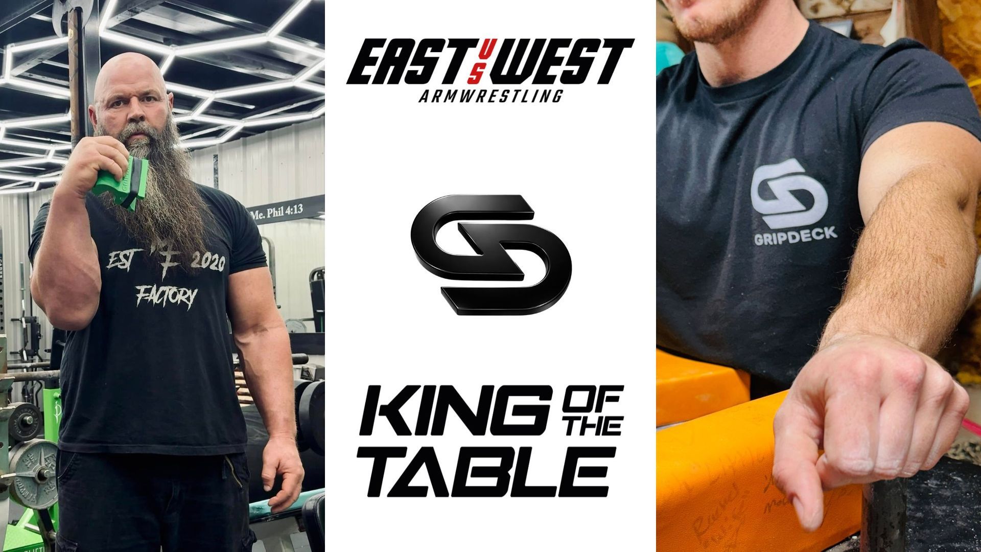 GripDeck goes to East vs West Armwrestling
