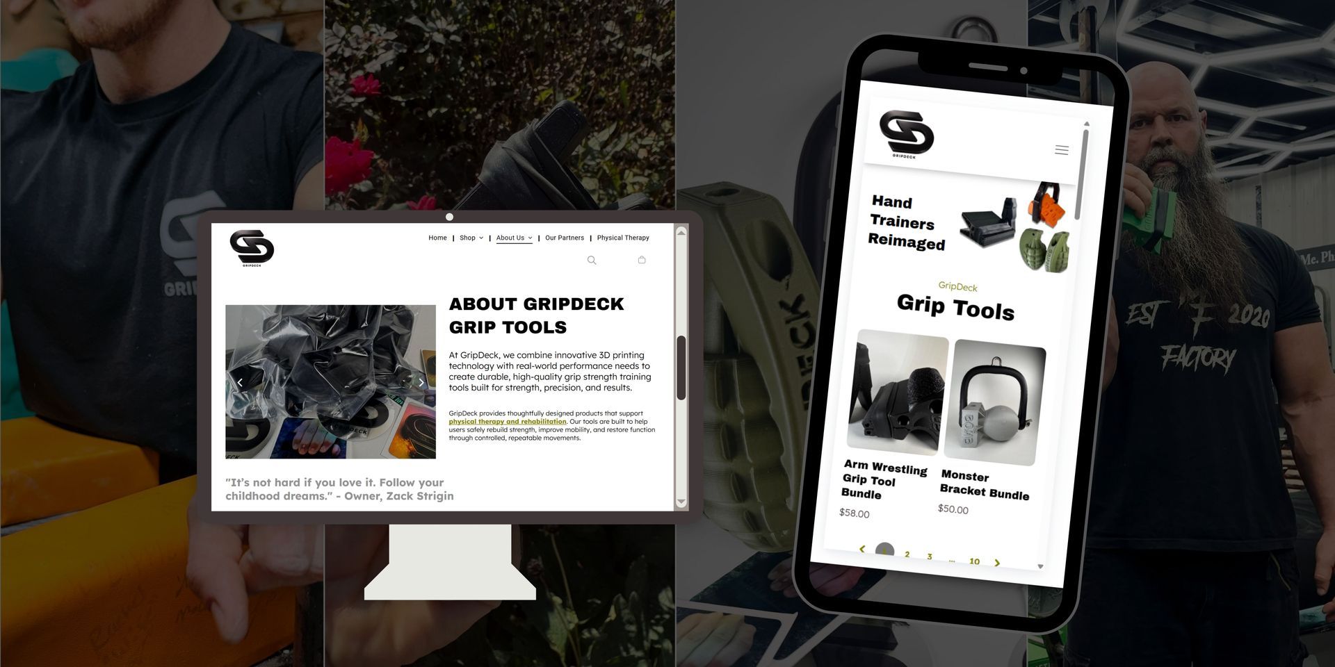 The GripDeck official website