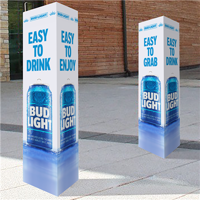 An example of retail signage solutions in a store.