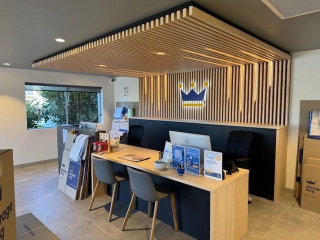Interior of a Storage Facility Reception Area — ATH Projects in Kirrawee, NSW