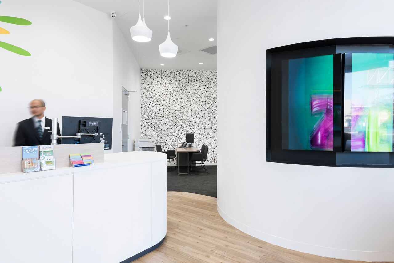 Exterior of Community First Credit Union with ATM — ATH Projects in Sutherland Shire, NSW