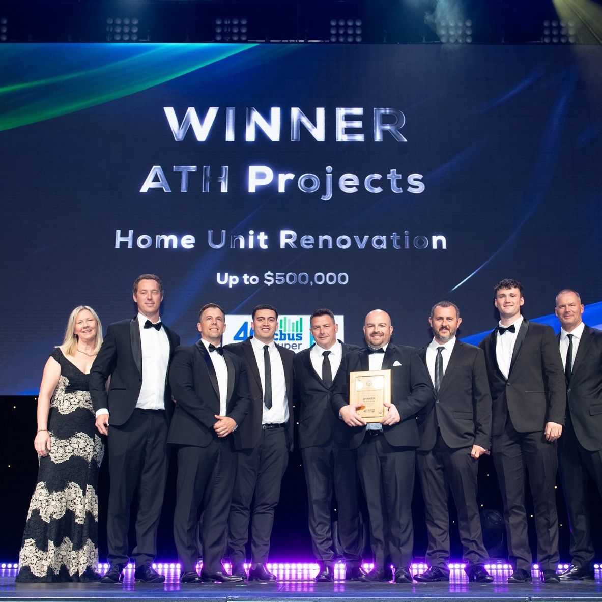 Spacious Modern Living Room With Water Views — ATH Projects in Kirrawee, NSW