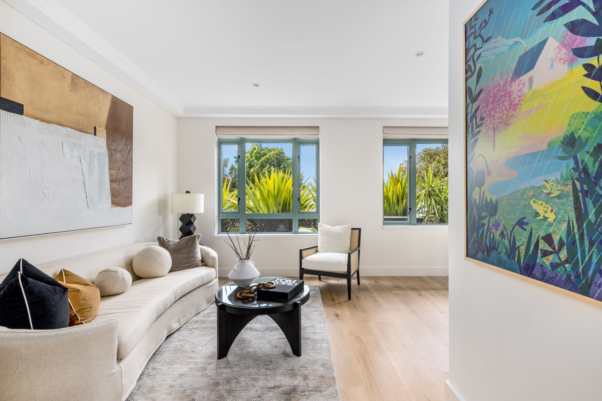 Green Arched Structures Over Stepping Stones in a Garden — ATH Projects in Kirrawee, NSW