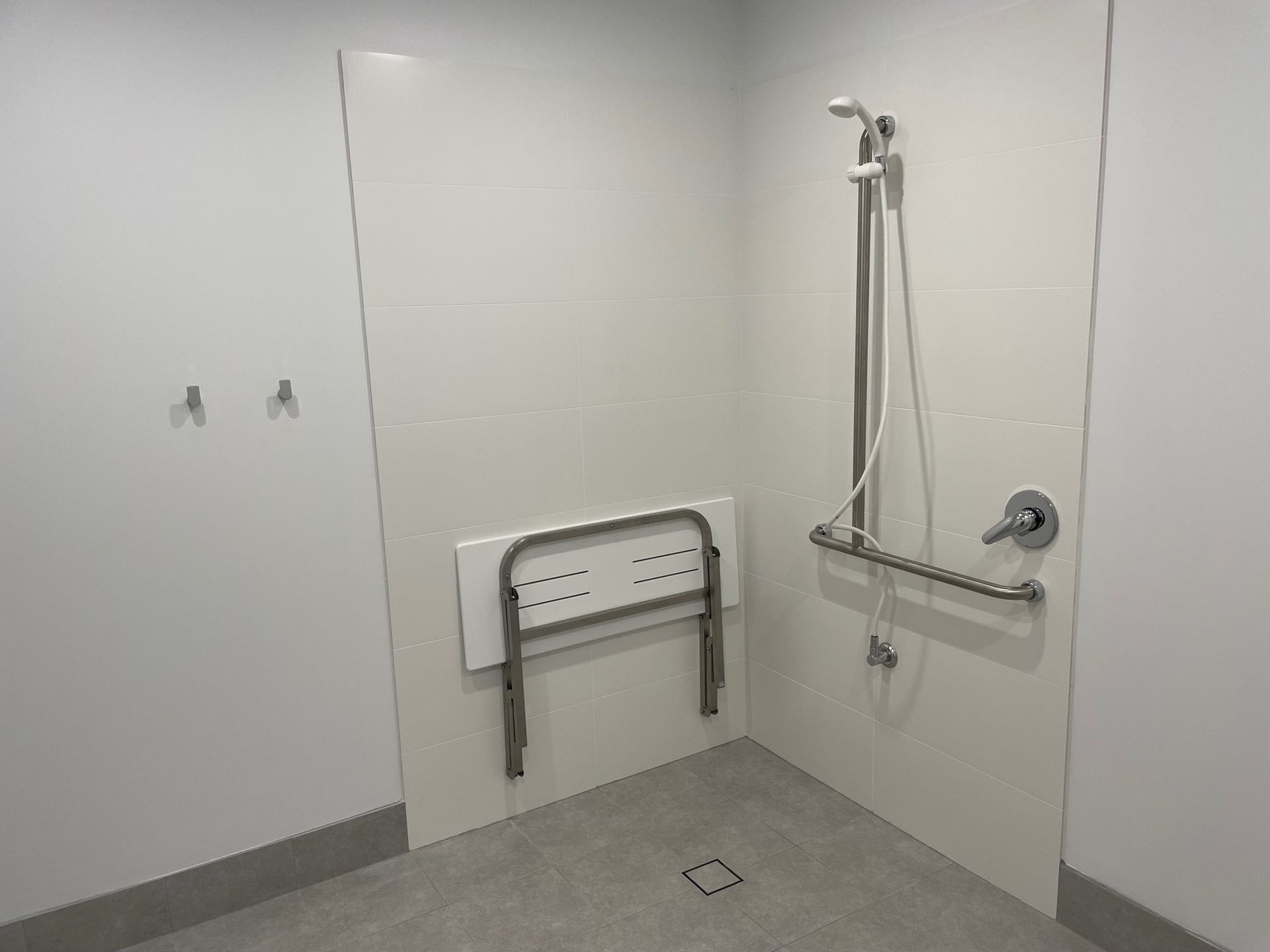 Accessible Shower With Folding Seat — ATH Projects in Kirrawee, NSW