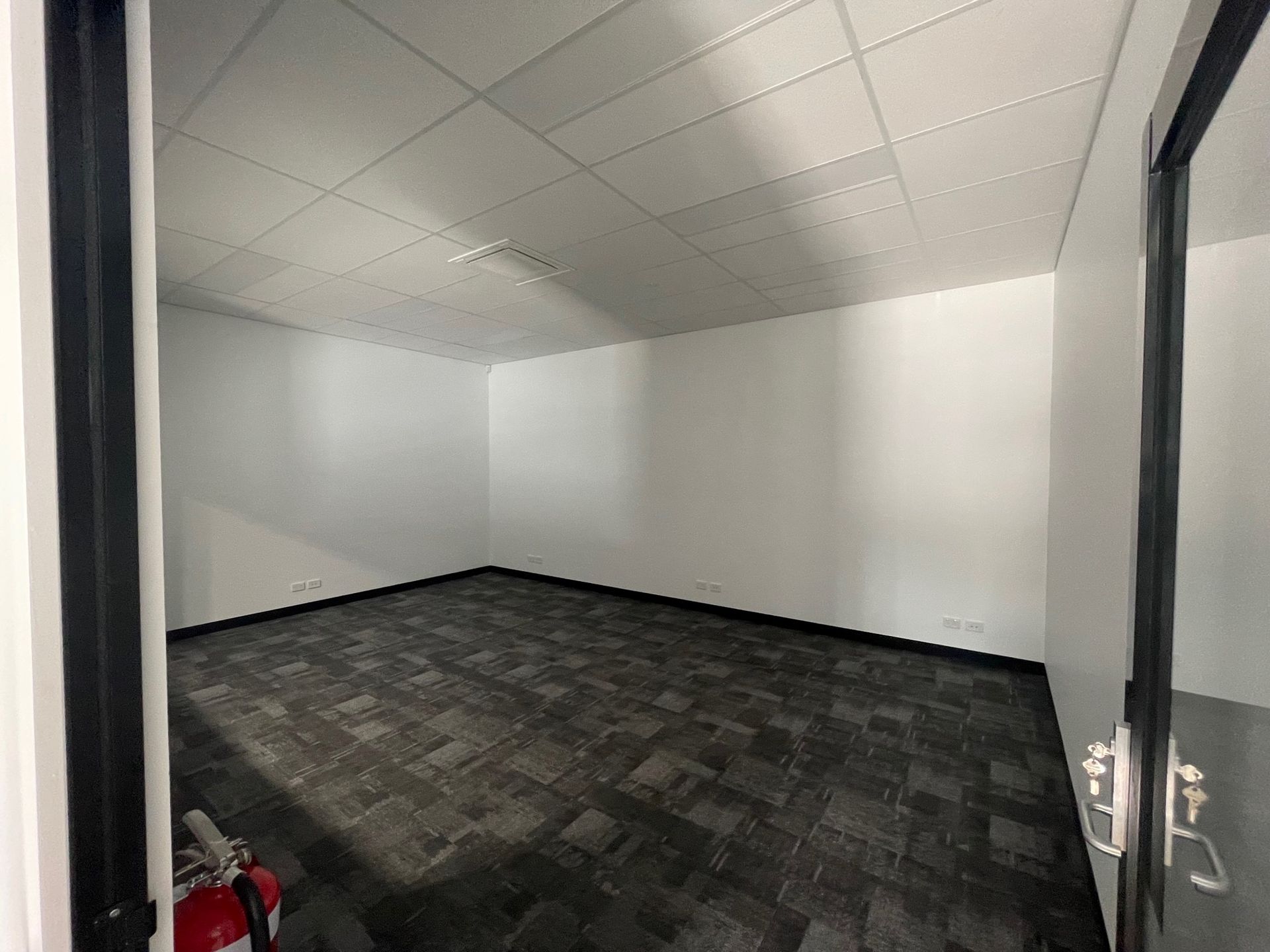 Empty Office Room With Gray Carpet — ATH Projects in Kirrawee, NSW
