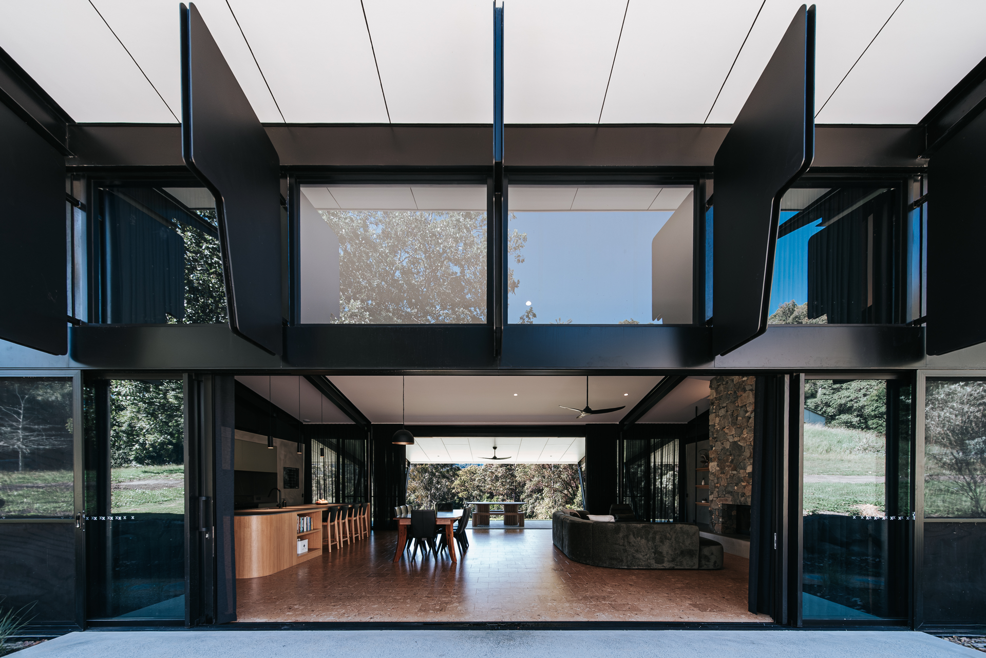 Modern Building Exterior With Black Frames — ATH Projects in Eerwah Vale, QLD