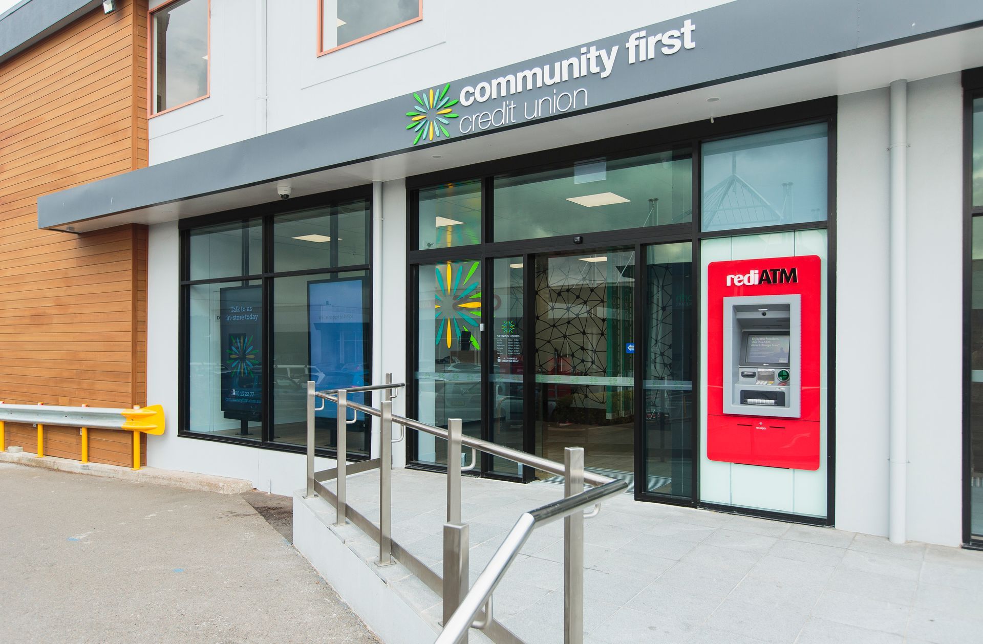 Community First Credit Union Building Exterior — ATH Projects in Kirrawee, NSW
