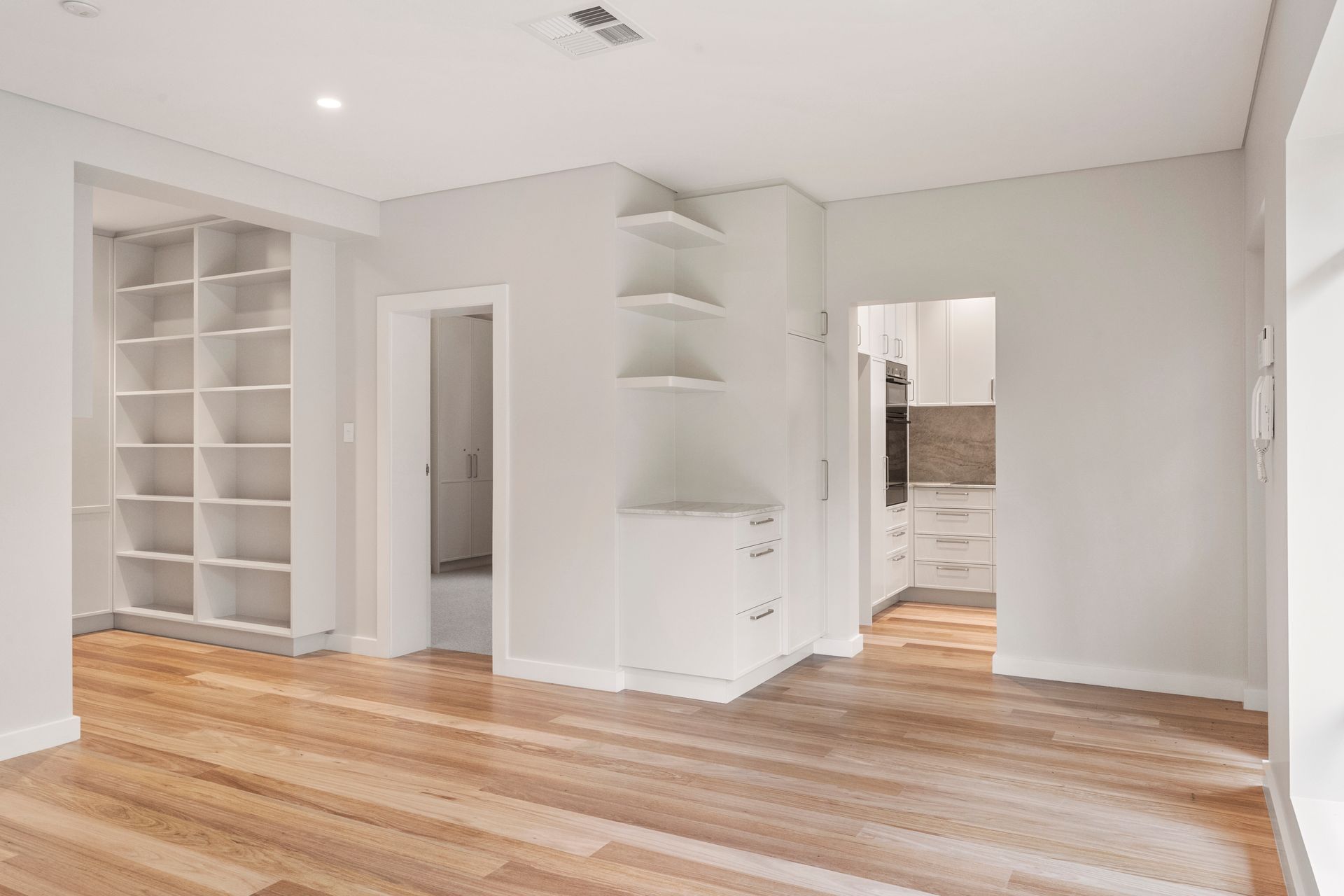 Empty Room With Hardwood Floors — ATH Projects in Mosman, NSW