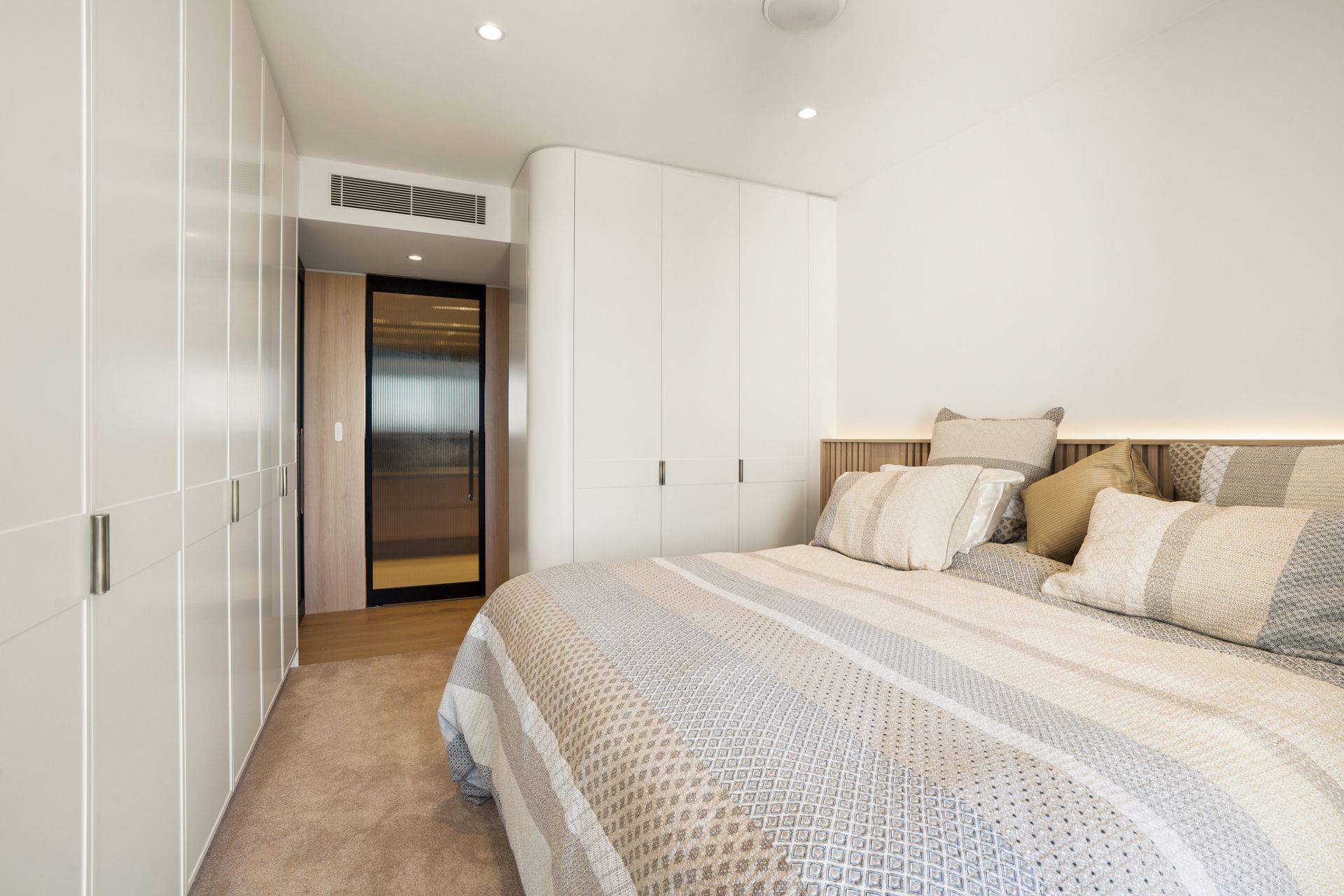 Bathroom With a Light Wood Vanity — ATH Projects in Kirrawee, NSW