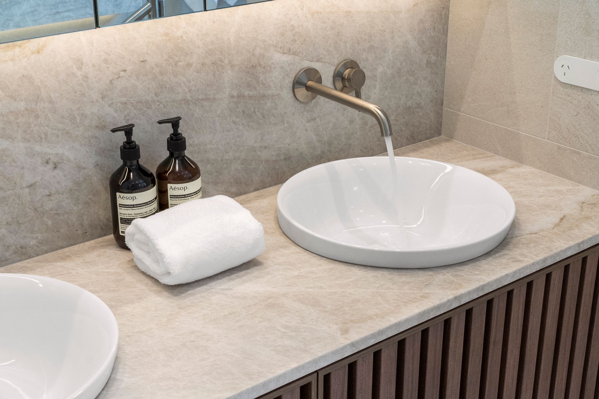 Bathroom Sink With Running Water — ATH Projects in Concord, NSW