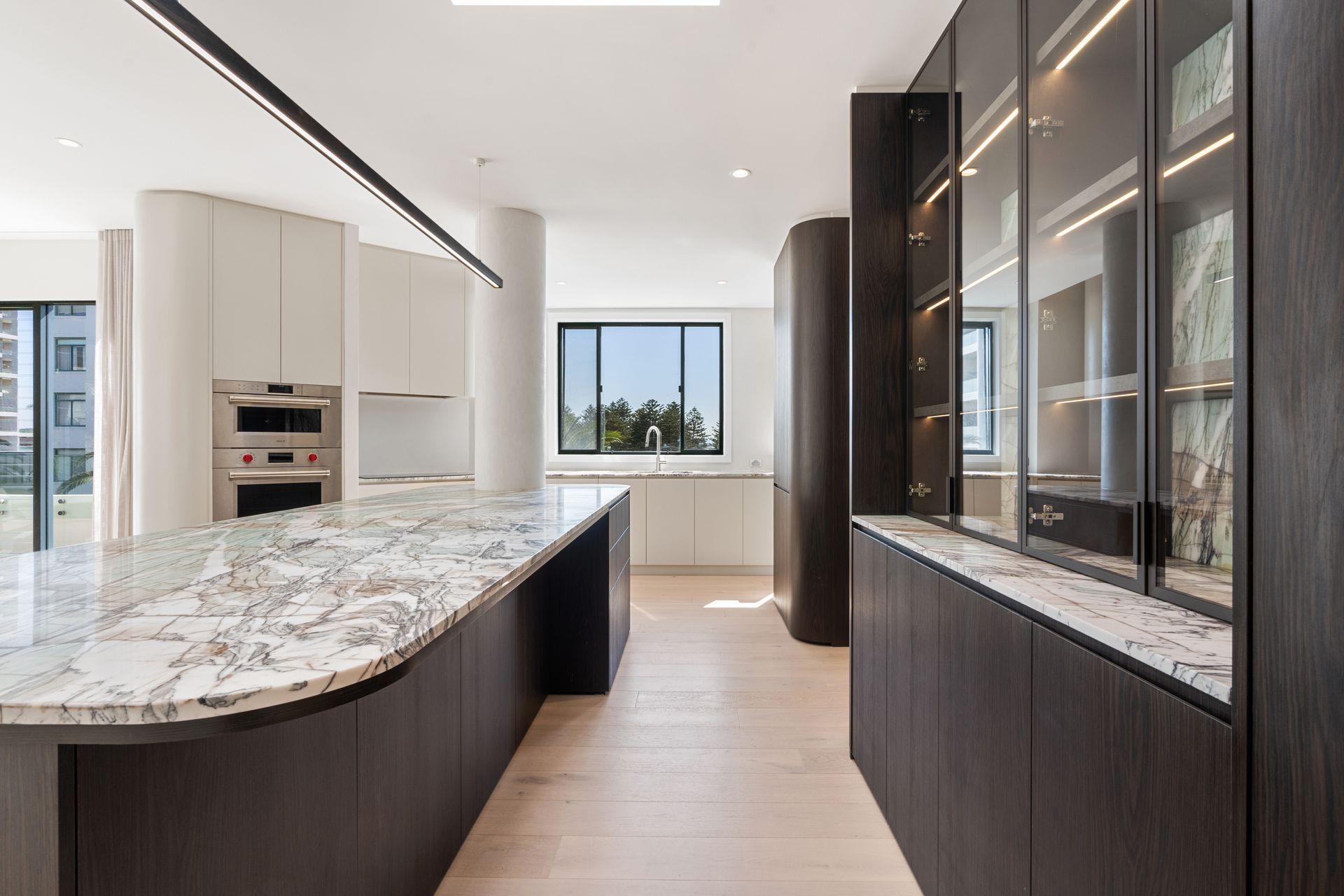 Modern Kitchen With Dark Cabinetry — ATH Projects in Cronulla, NSW