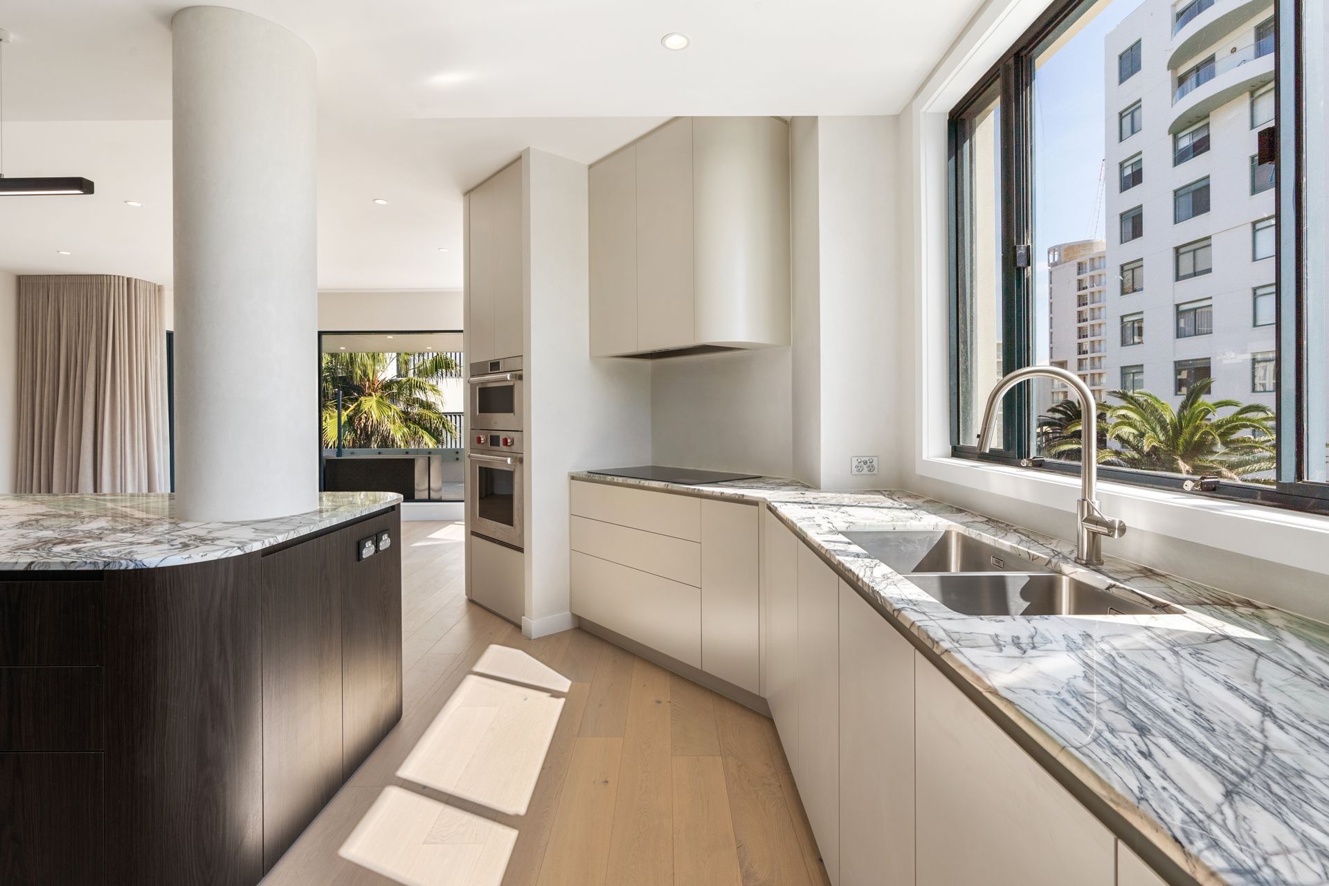 Modern Kitchen With Marble Countertops — ATH Projects in Cronulla, NSW