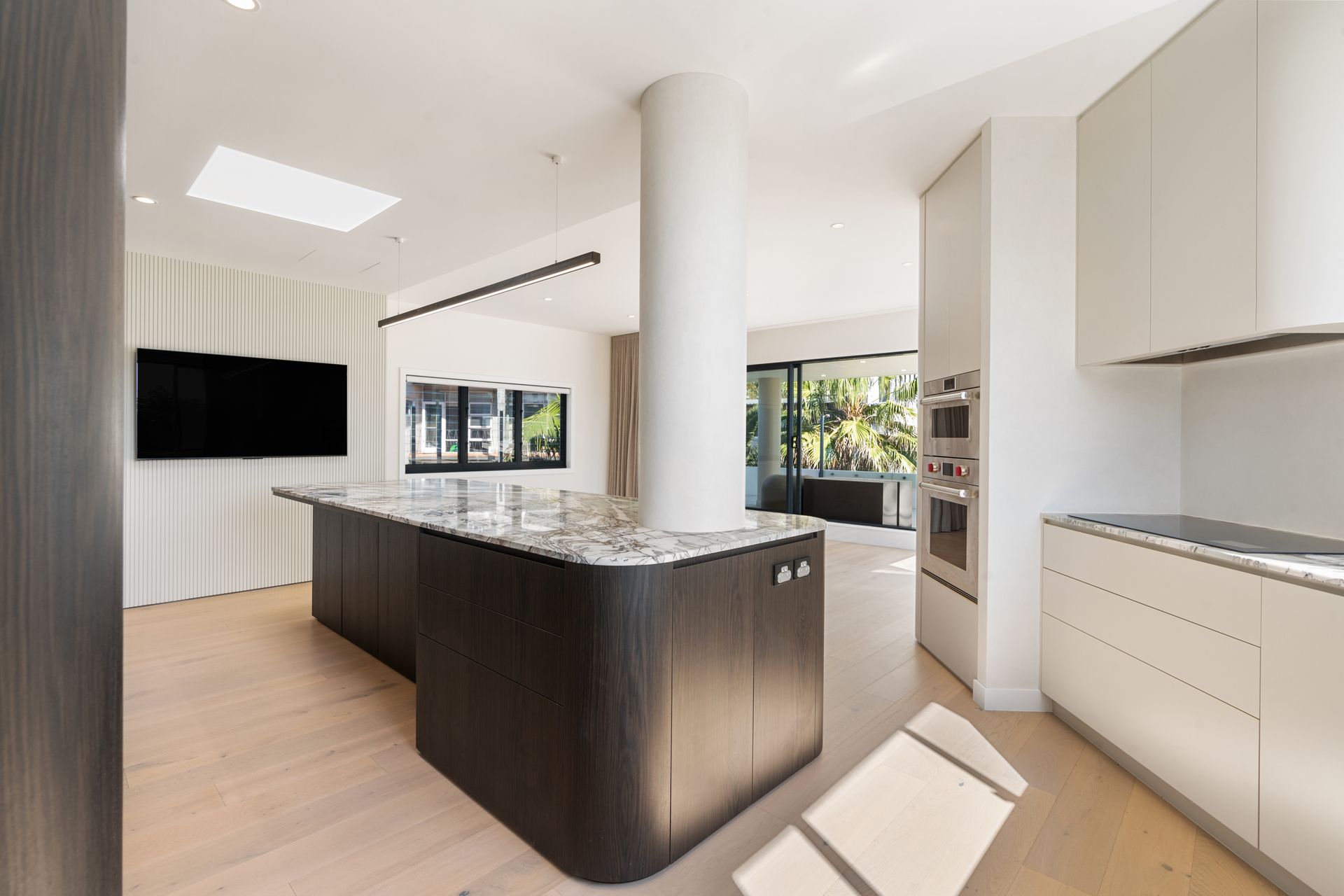 Modern Kitchen With Dark Island — ATH Projects in Cronulla, NSW