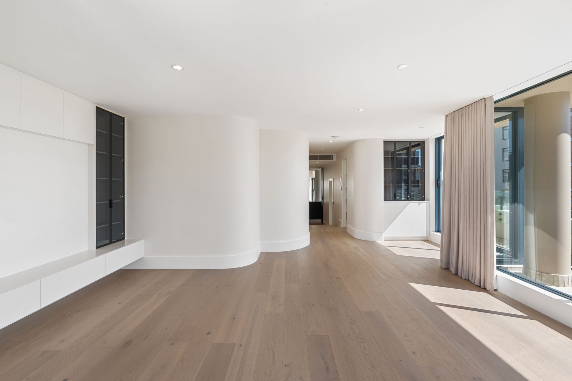 Small Outdoor Pool With Clear Water, Stone Tile Surround, Glass Fence — ATH Projects in Kirrawee, NSW