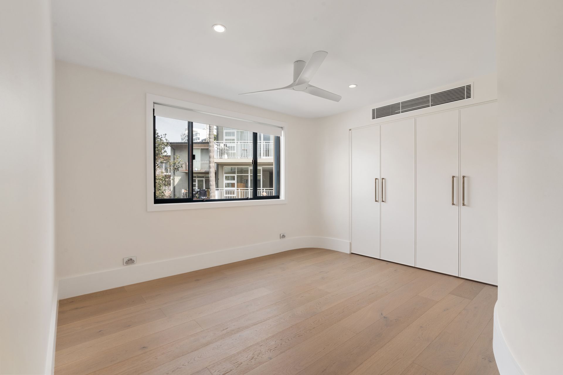 Empty Bedroom With Light Wood Floor — ATH Projects in Cronulla, NSW