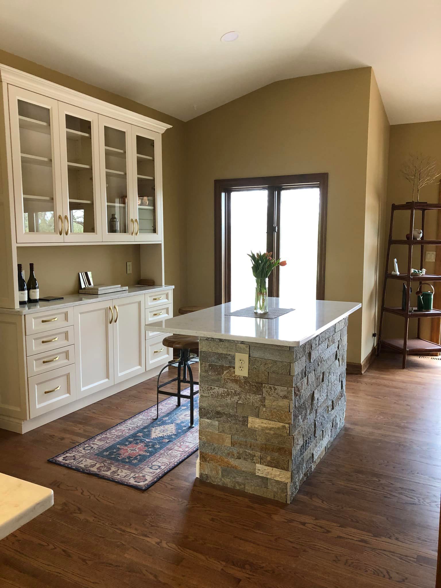 A & R Home Services remodel kitchen with a large island i