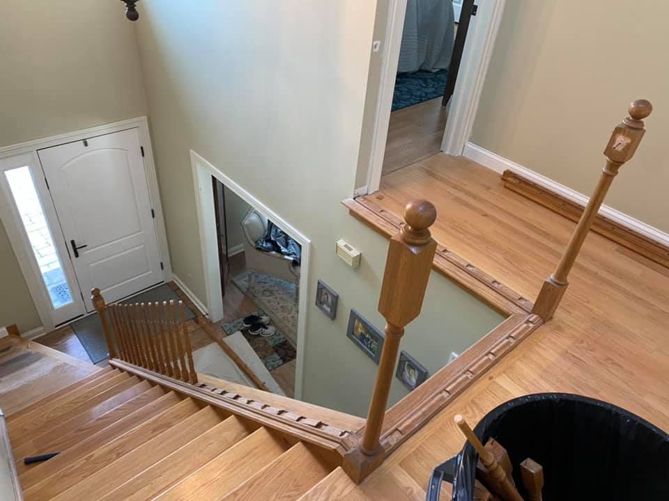 A & R Home Services remodel wooden staircase 