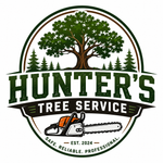 Hunter's Tree Service crew at work