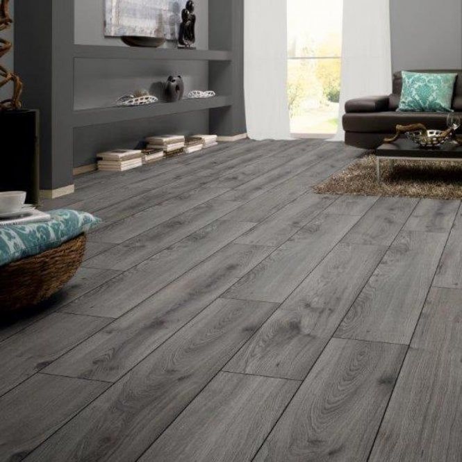 Millenium Oak Grey Laminate Flooring in a Room